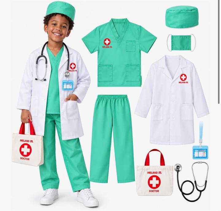Meland disfraz de doctor para niños
