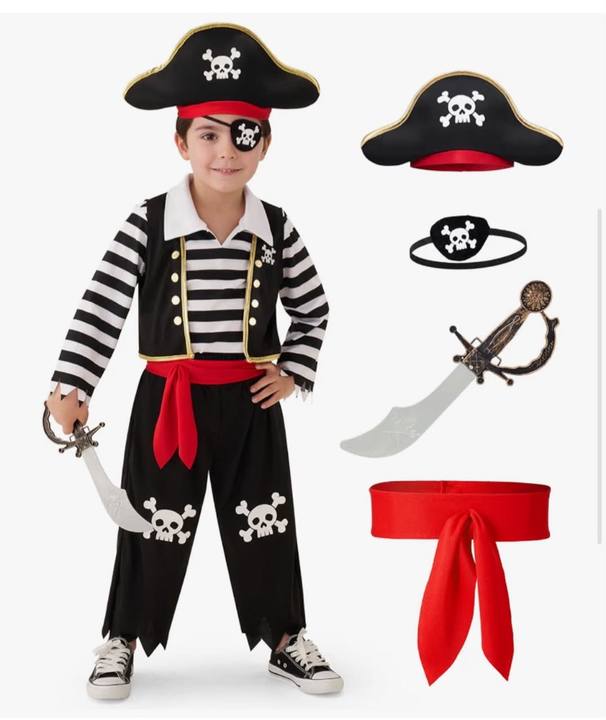 Spooktacular Creations disfraz de pirata para niños