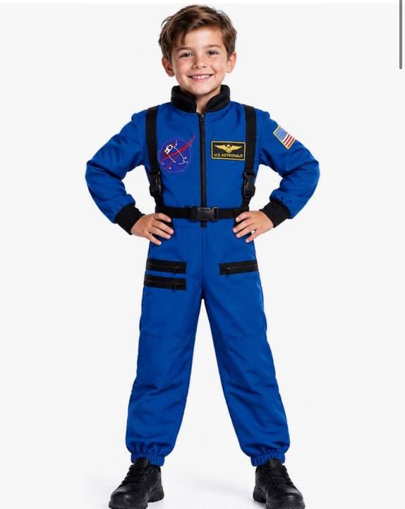 Davsolly disfraz de astronauta para niños, 3-4 años