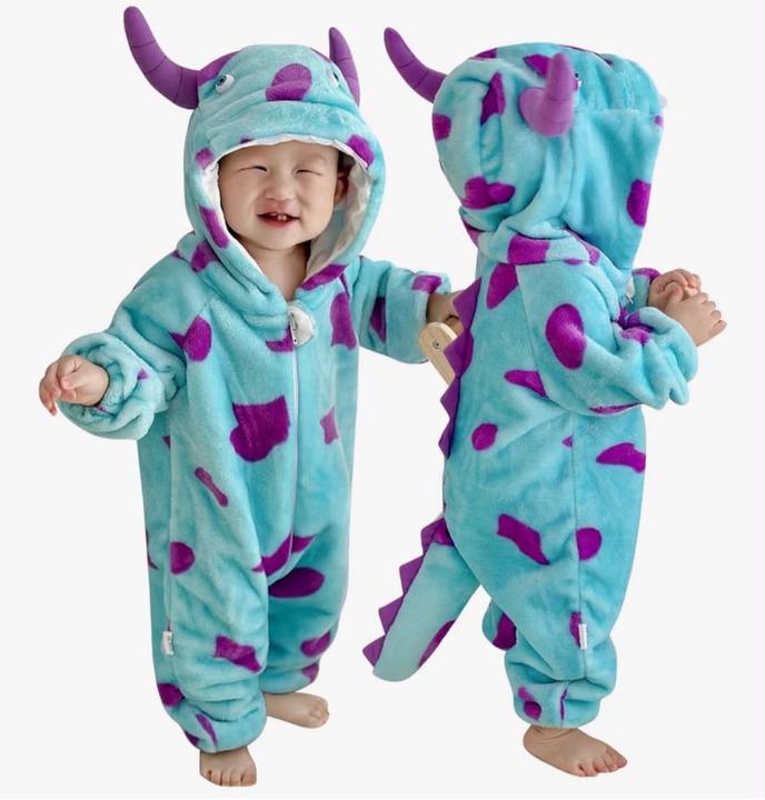Latnnut traje azul de Halloween para bebé