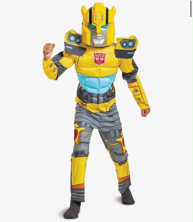 Disguise disfraz muscular de abejorro Transformers